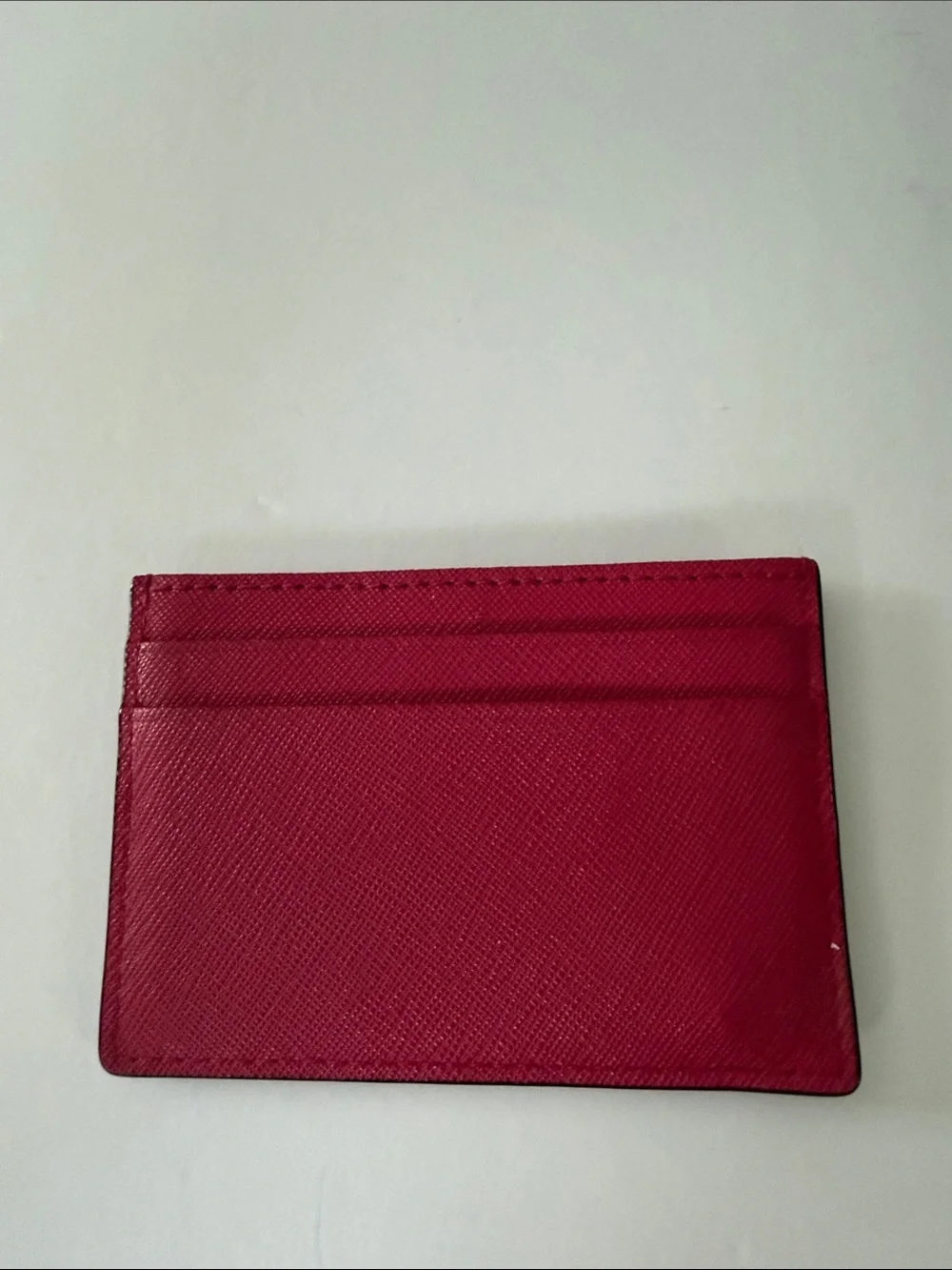 kate spade Hot Pink Slim Cardholder with Gold Logo